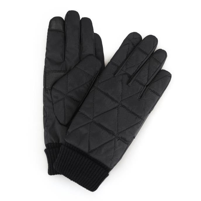 Isotoner® Mens Water Repellent Glove Black Extra Image 1